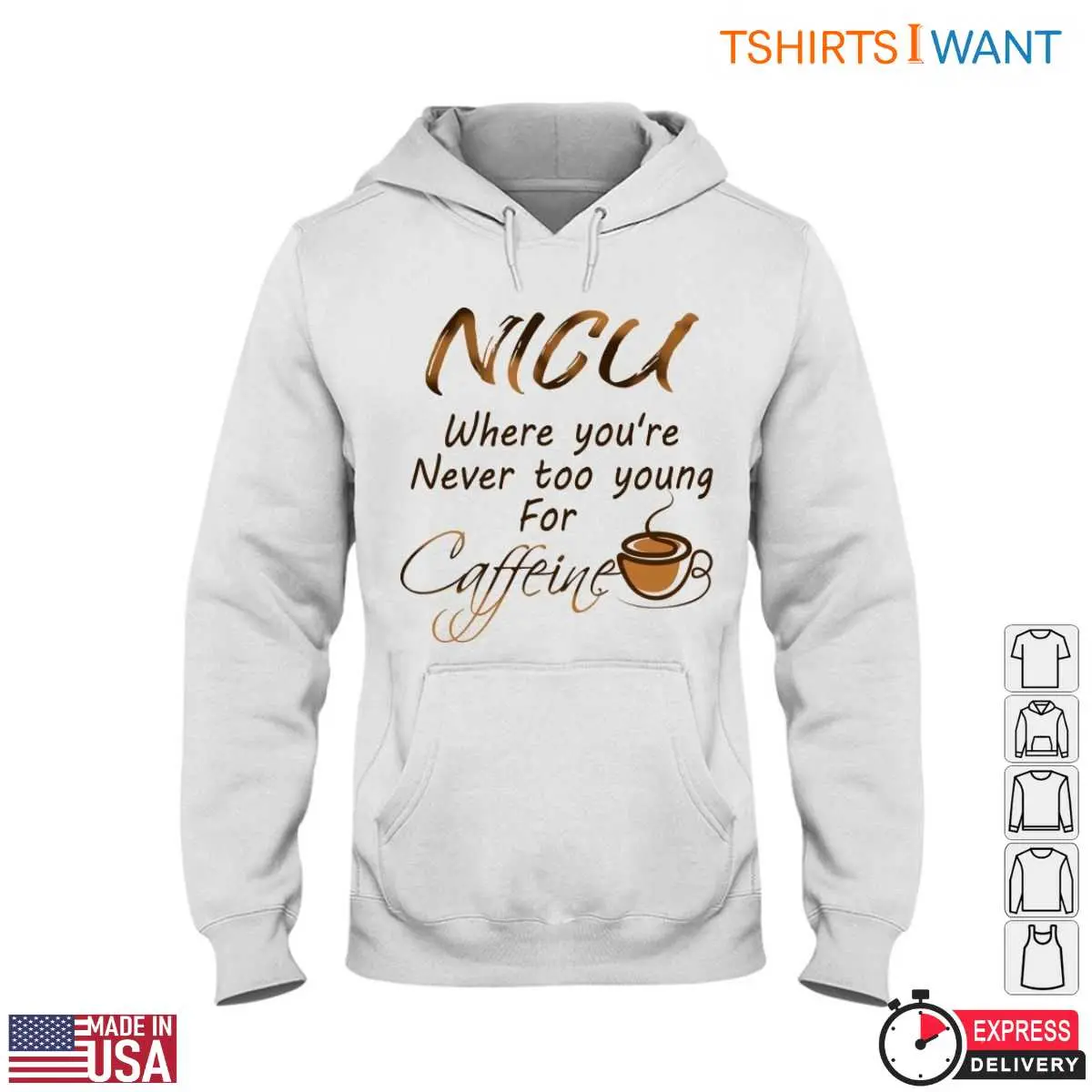 NICU Nurse T-Shirt - Never Too Young for Caffeine Graphic Tee 4 NICU Nurse Caffeine Funny Shirt 4 1.jpg