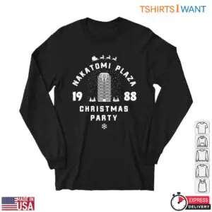 Nakatomi Plaza Christmas Party 1988 T-shirt – Retro Die Hard Movie Gear 6 Nakatomi Plaza Christmas Party 1988 T Shirt E28093 Retro Movie 2.jpg
