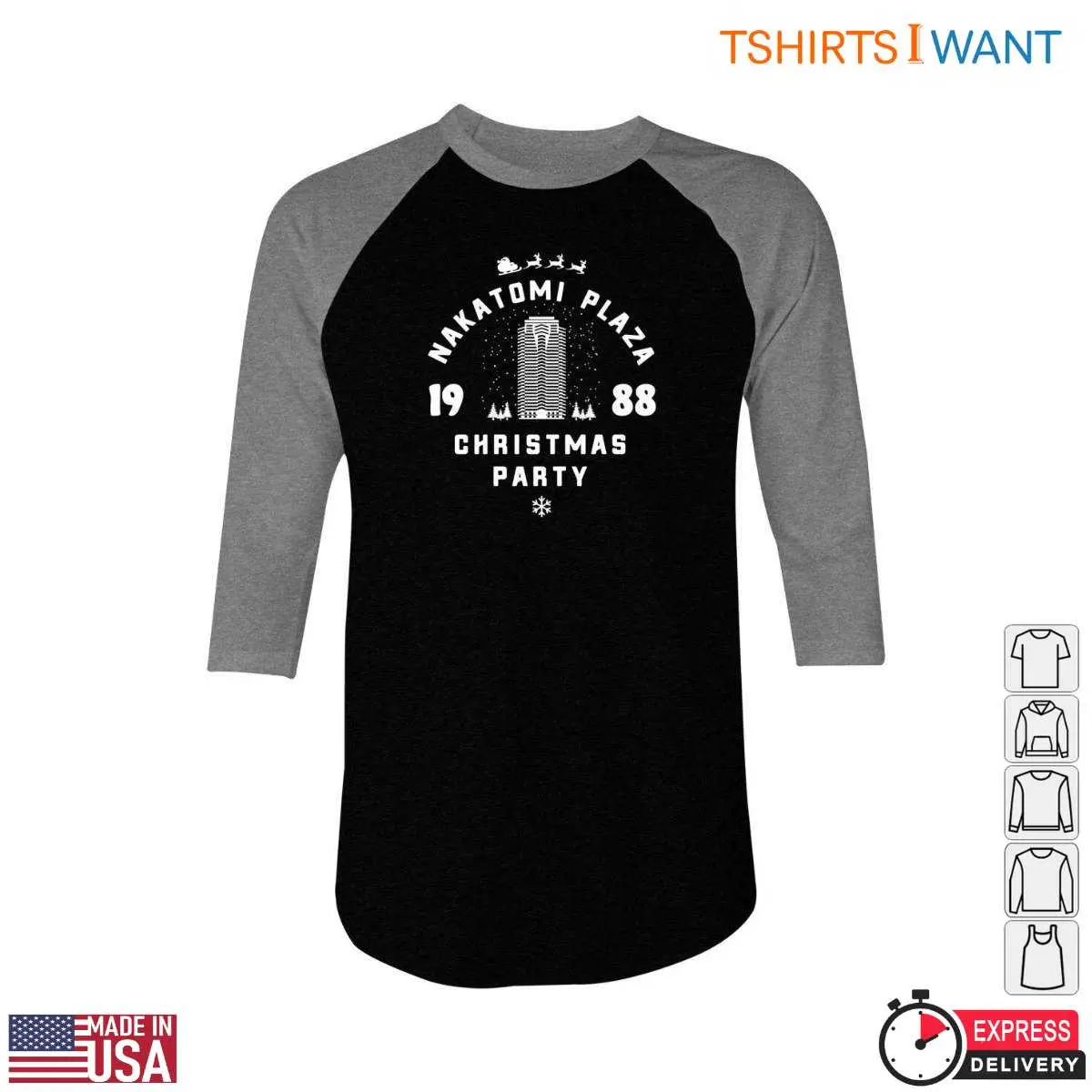 Nakatomi Plaza Christmas Party 1988 T Shirt E28093 Retro Movie 4.jpg