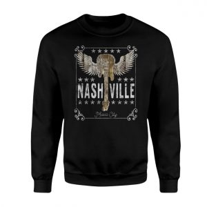 Nashville Music City Winged Guitar Country T Shirt 3 1.jpg
