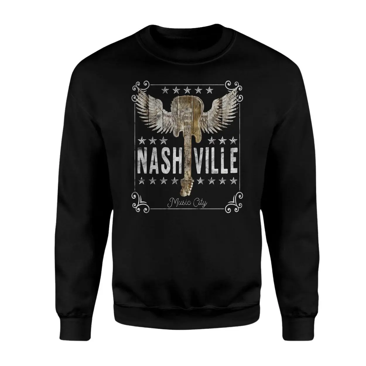 Nashville Music City Winged Guitar Country T-Shirt 3 Nashville Music City Winged Guitar Country T Shirt 3 1.jpg
