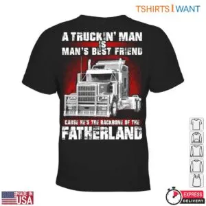 National Truck Driver Appreciation T-Shirt - Backbone Of The Fatherland Big Rig Graphic, Truck Driver Gifts 8 National Truck Driver Appreciation T Shirt Truck Driver Gifts 3 1.jpg