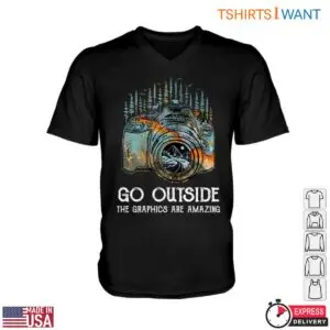 Nature Camera Shirt - Go Outside And Enjoy Amazing Graphics Design Photography Gifts T-Shirt 7 Nature Camera Tee Photographer Shirt 2 1.jpg