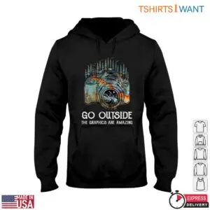 Nature Camera Shirt - Go Outside And Enjoy Amazing Graphics Design Photography Gifts T-Shirt 10 Nature Camera Tee Photographer Shirt 5 1.jpg