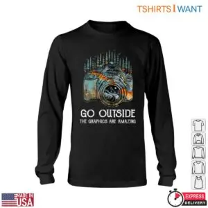 Nature Camera Shirt - Go Outside And Enjoy Amazing Graphics Design Photography Gifts T-Shirt 11 Nature Camera Tee Photographer Shirt 6 1.jpg