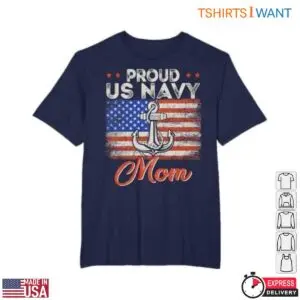 Navy Mom T-Shirts - Proud US Navy with Patriotic American Flag & Anchor Design 7 Navy Mom T Shirts Proud Navy Mom with Flag Anchor Design 2 1.jpg