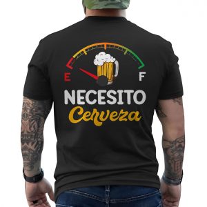 Necesito Cerveza Beer Gauge Spanish Funny T Shirt 6 1.jpg
