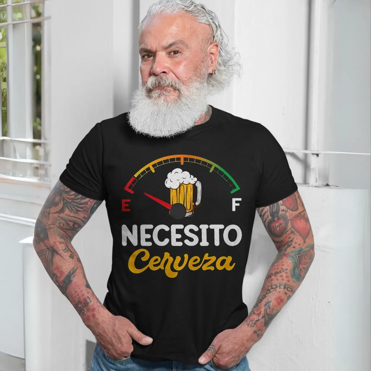 Necesito Cerveza Beer Gauge Spanish Funny T-Shirt 7 Necesito Cerveza Beer Gauge Spanish Funny T Shirt 7 1.jpg