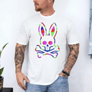 Neon Bunny Skull Streetwear T Shirt 4 1.jpg