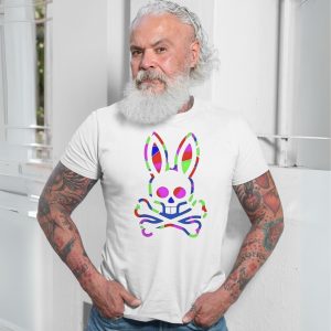 Neon Bunny Skull Streetwear T Shirt 7 1.jpg