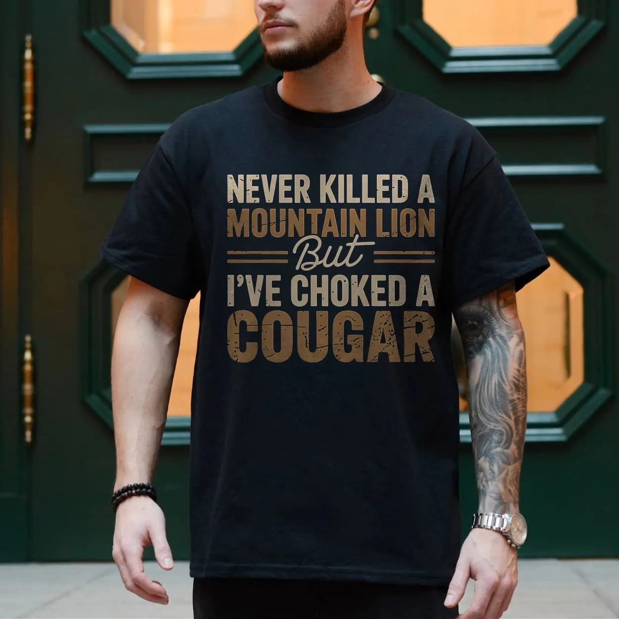 Never Killed a Mountain Lion But I’ve Choked a Cougar, Funny Adult Humor T-Shirt 4 Never Killed a Mountain Lion But Ive Choked a Cougar Funny Adult Humor T Shirt 4 1.jpg