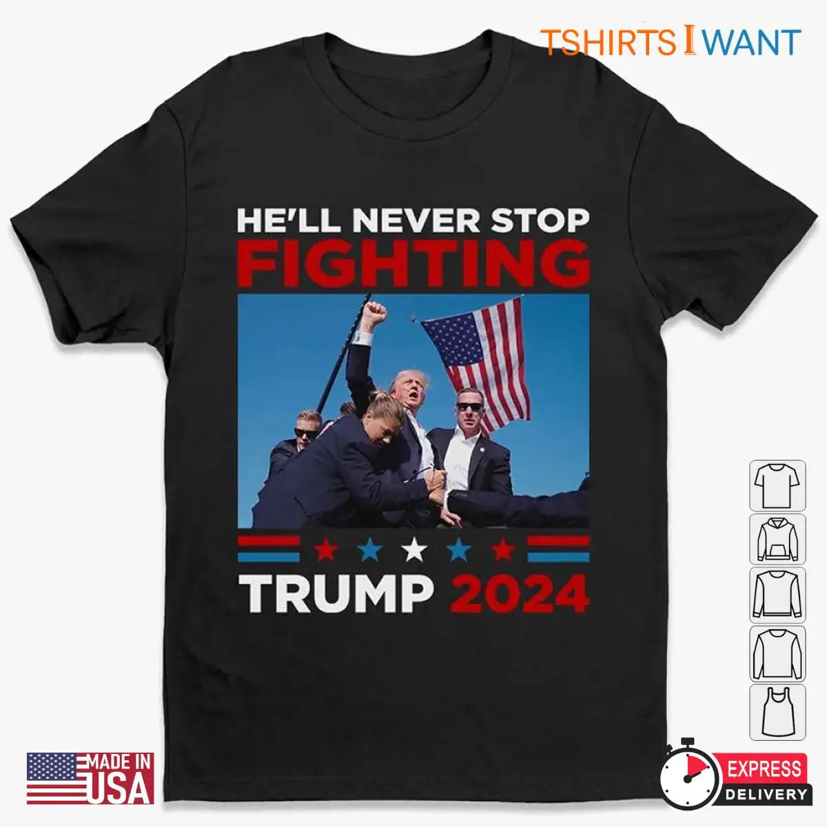 Never Stop Fighting Trump Election Unisex Apparel 1 1.jpg
