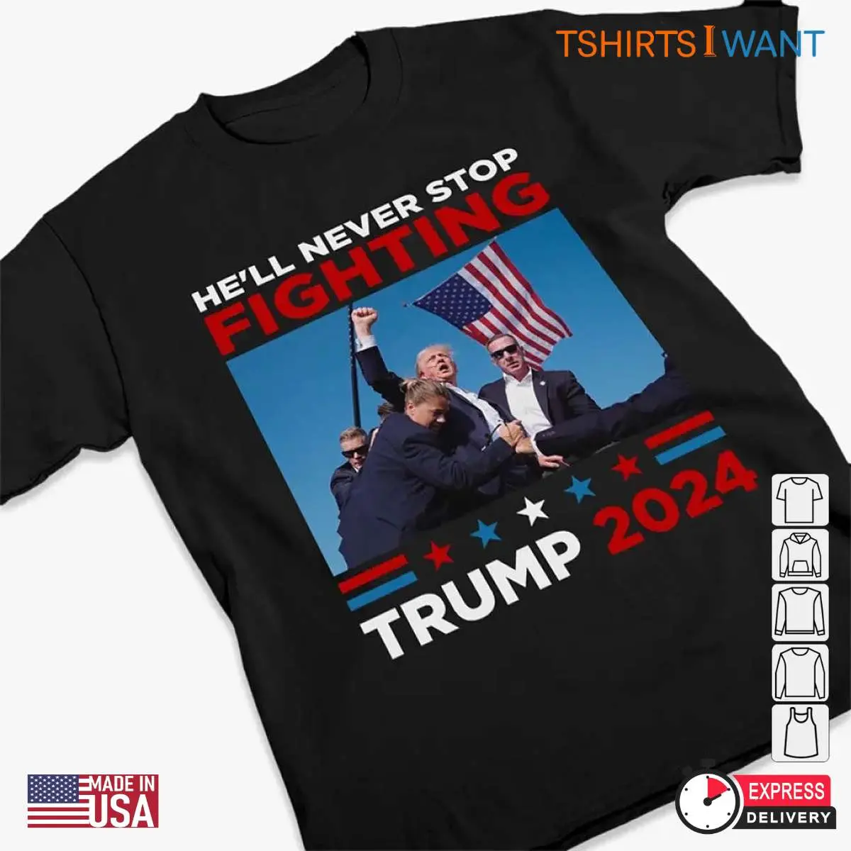 Never Stop Fighting Trump Election Unisex Apparel 3 1.jpg