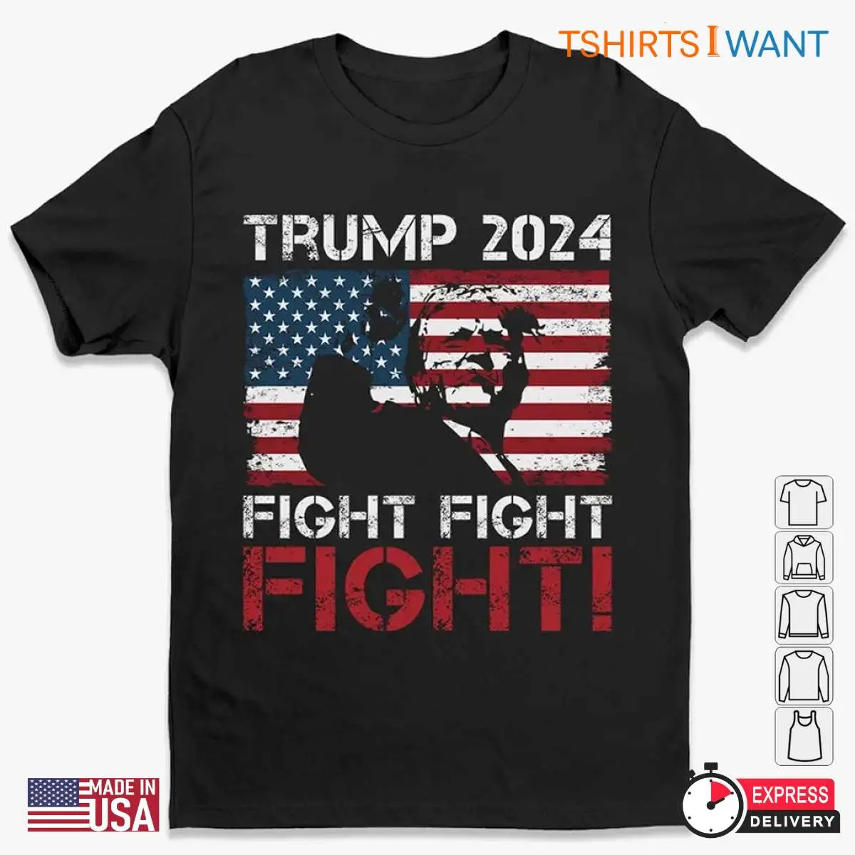 Never Surrender Trump 2024 Fighting T shirt 1 1.jpg