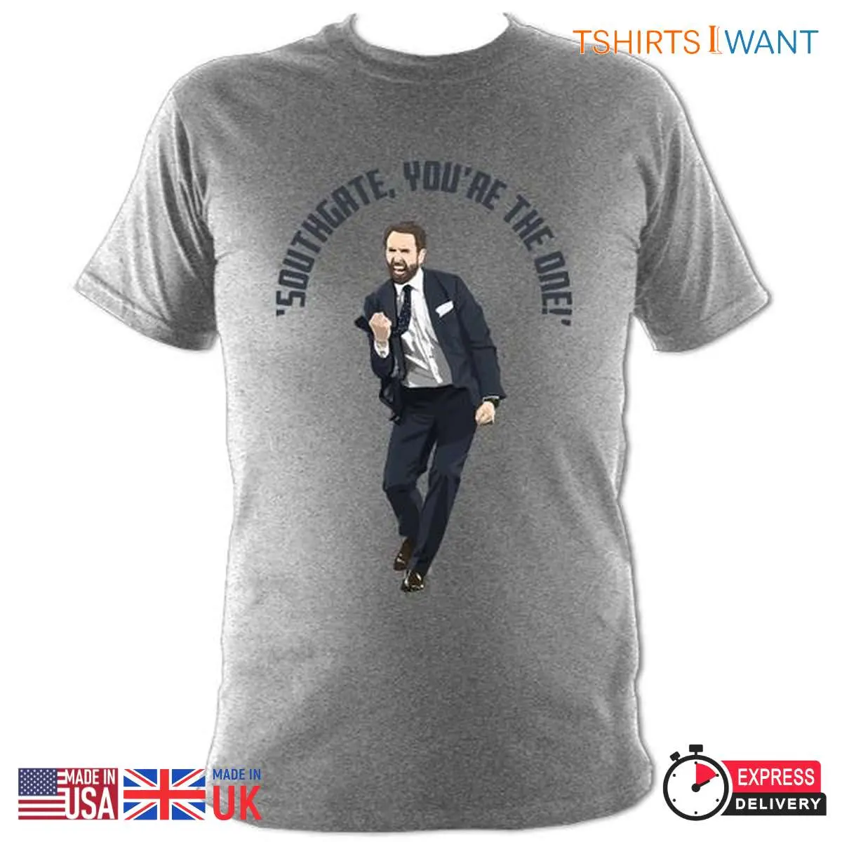 Southgate You're The One Celebrate the New Euro Champion 2024 with England Team T-Shirt 2 New Euro Champion 2024 England Team Celebration T-Shirt