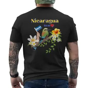 Nicaragua En Mi Corazon – National Pride Motmot Bird and Flag Graphic T-shirt 12 Nicaragua En Mi Corazon E28093 National Pride Motmot Bird and Flag Graphic T shirt 6.jpg