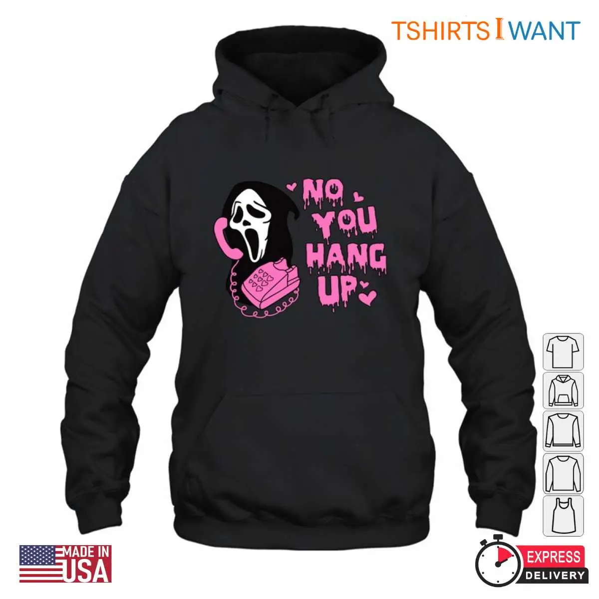 No You Hang Up Ghostface Cute Ghostface Sweatshirt 1 1.jpg