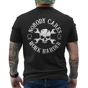 Nobody Cares Work Harder, Mechanic Skull Wrench Graphic T-Shirt 12 Nobody Cares Work Harder Mechanic Skull Wrench Graphic T Shirt 6 1.jpg
