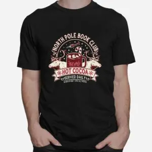 North Pole Book Club Christmas Shirt - Hot Cocoa Reindeer Librarians Tee 6 North Pole Book Club Christmas Reader Shirt 2 1.jpg