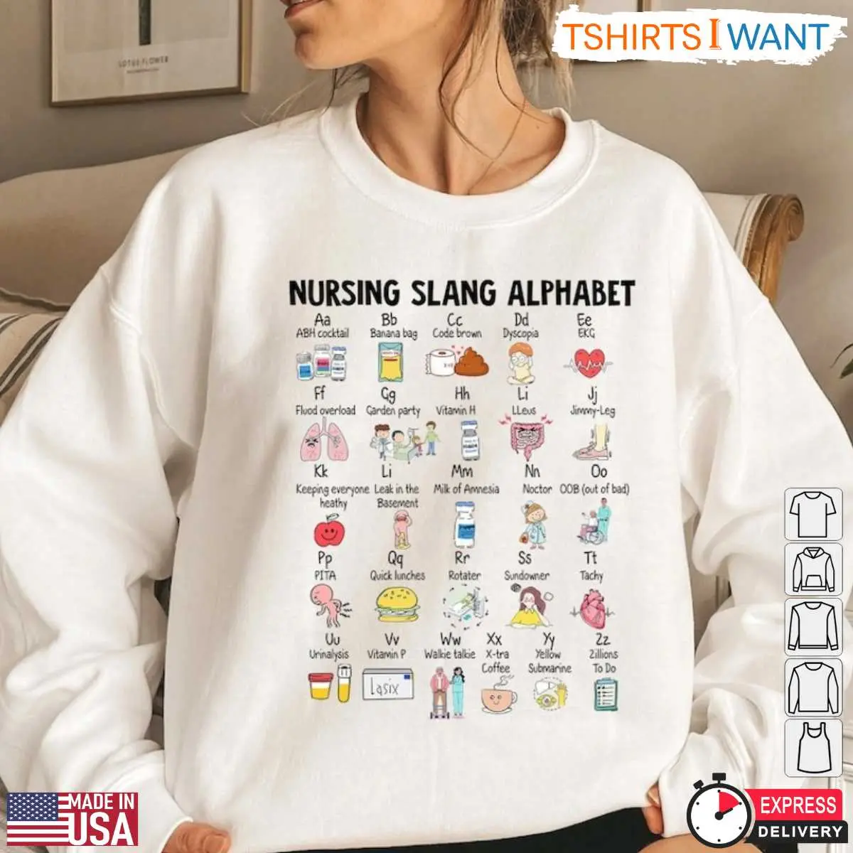 Nurse Alphabet T shirt Nursing Slang Acronyms with Fun Illustrations 4 1.jpg