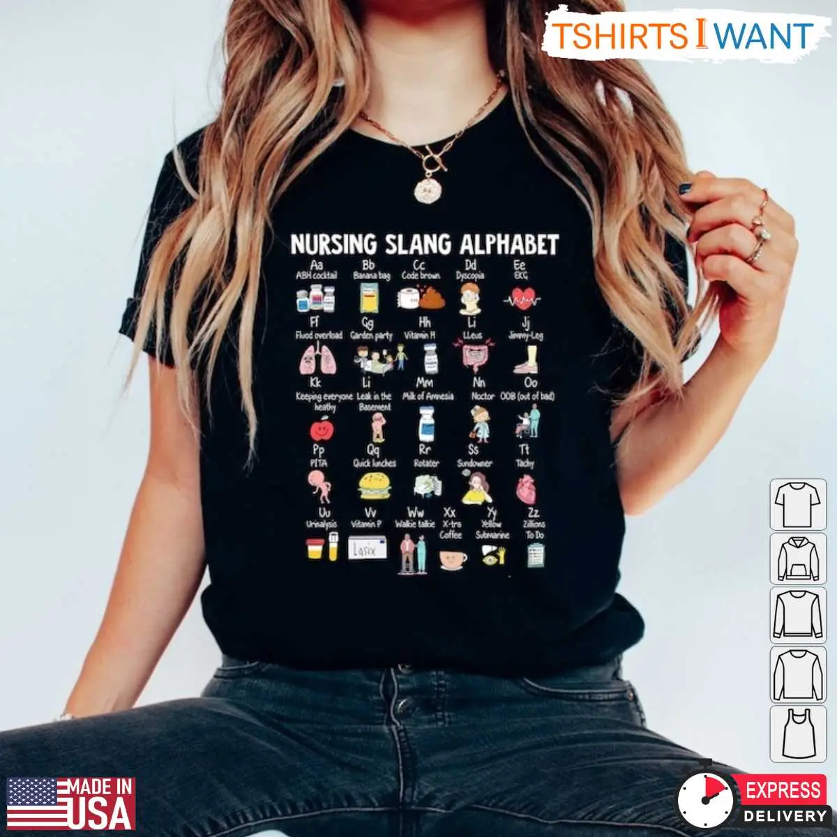 Nurse Alphabet T shirt Nursing Slang Acronyms with Fun Illustrations 6 1.jpg