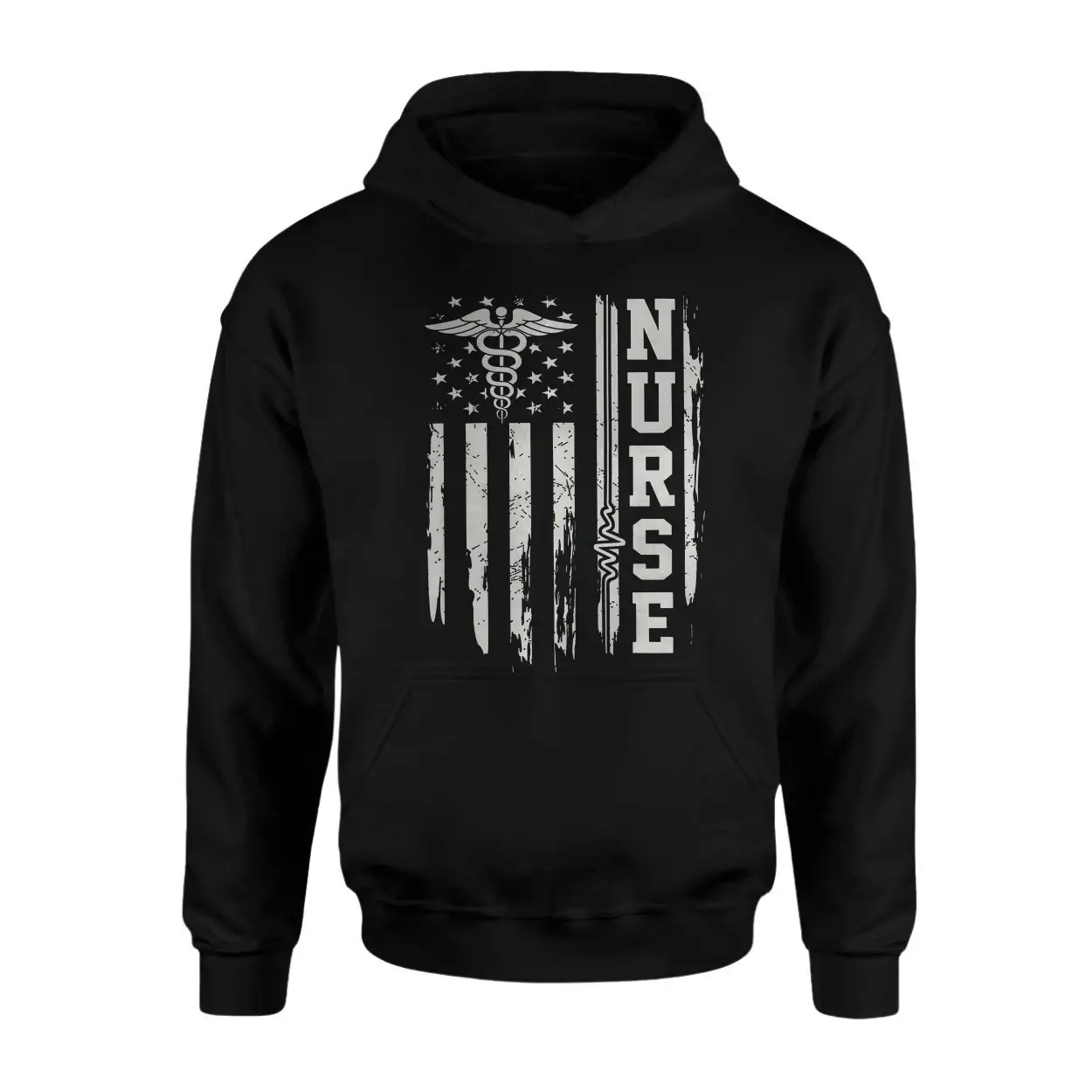 Nurse American Flag Medical Symbol Graphic T Shirt 2 1.jpg