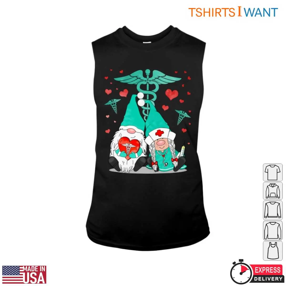Nurse Gnome With Medical Gear Heart Design Whimsical Nursing Shirt 3 Nurse Gnome With Medical Gear Heart Design Whimsical Nursing Shirt 3 1.jpg