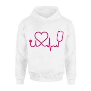 Nurse Heartbeat Stethoscope T Shirt E28093 Cute Medical Graphic Tee 2.jpg