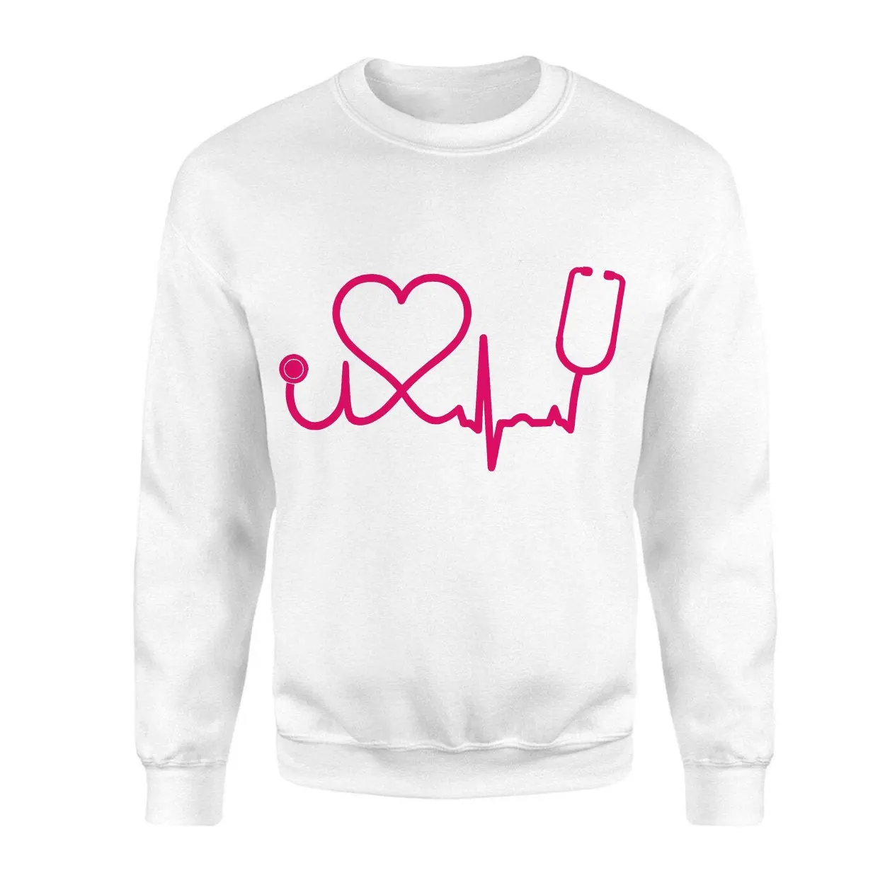 Nurse Heartbeat Stethoscope T Shirt E28093 Cute Medical Graphic Tee 3.jpg