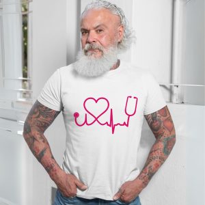 Nurse Heartbeat Stethoscope T Shirt E28093 Cute Medical Graphic Tee 7.jpg