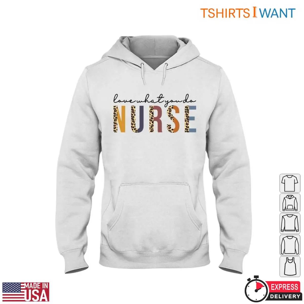 Nurse Pride T-Shirt - Love What You Do with Leopard Print Nurse Graphic Tee 4 Nurse Pride Leopard Nurse Tee 4 1.jpg