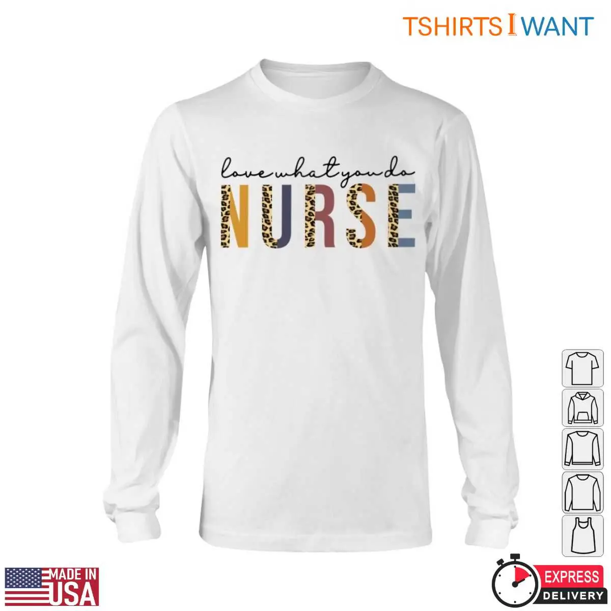 Nurse Pride T-Shirt - Love What You Do with Leopard Print Nurse Graphic Tee 6 Nurse Pride Leopard Nurse Tee 6 1.jpg