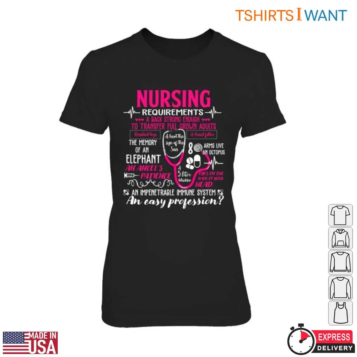 Nurse Requirements T Shirt Job Description With Humor 2 1.jpg