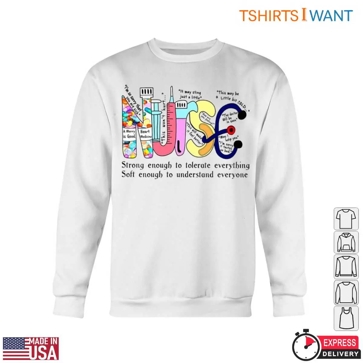 Nurse Strong Colorful Nurse Tee 5 1.jpg