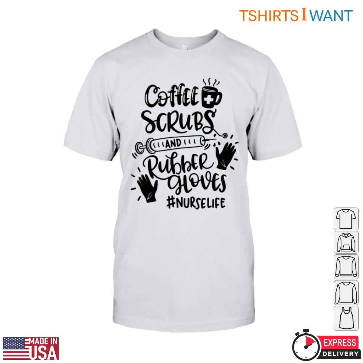 Nurse Syringe Essential Tools of Healthcare T-Shirt 12 Nurse Syringe T-Shirt Front View