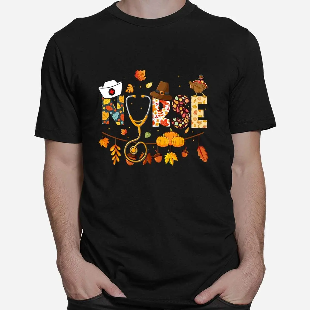 Nurse Thanksgiving Health Worker Turkey Shirt 2 1.jpg