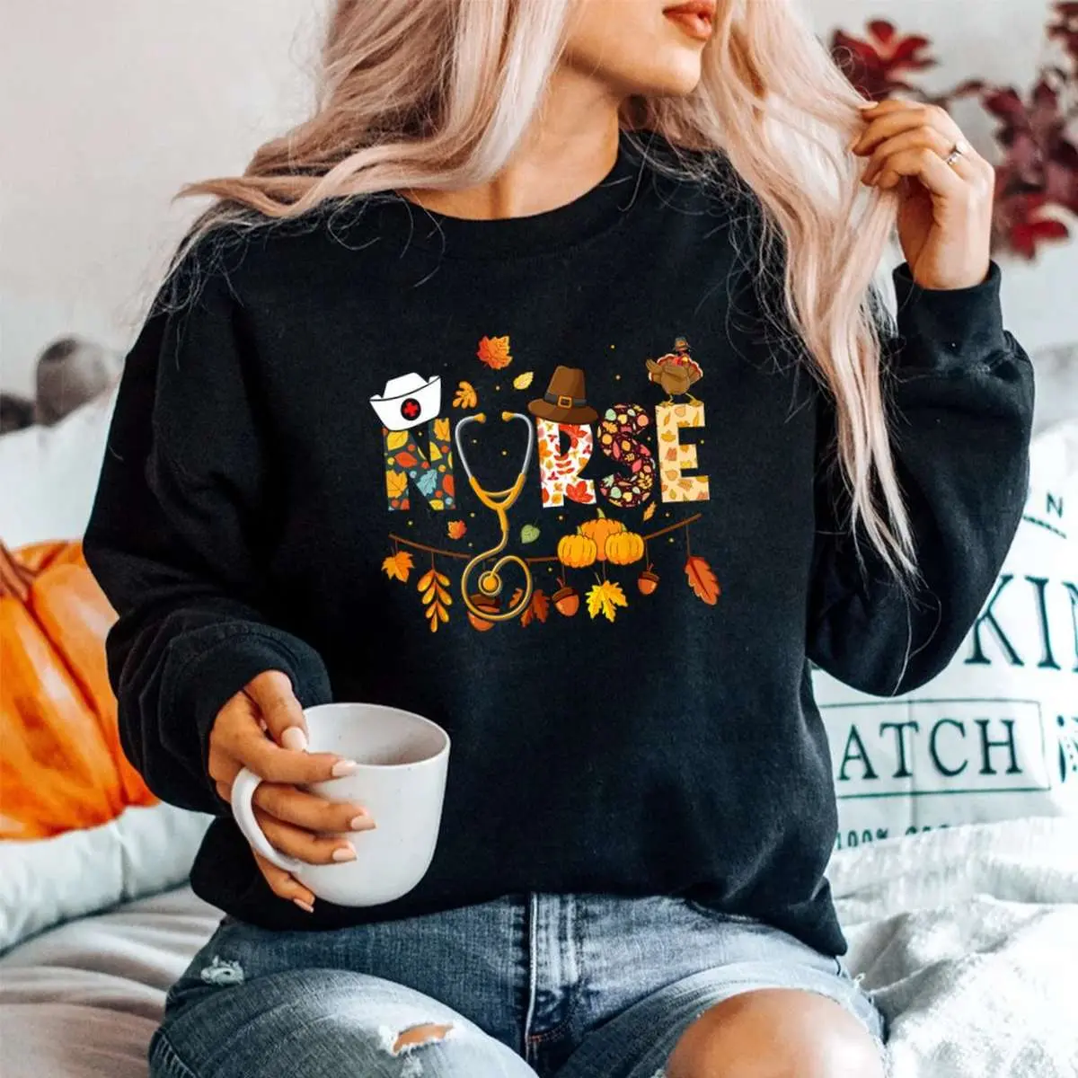 Nurse Thanksgiving Health Worker Turkey Shirt 5 1.jpg