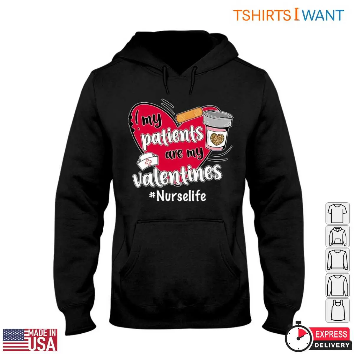 Nurse Valentines Day T Shirt My Patients Are My Valentines 4 1.jpg