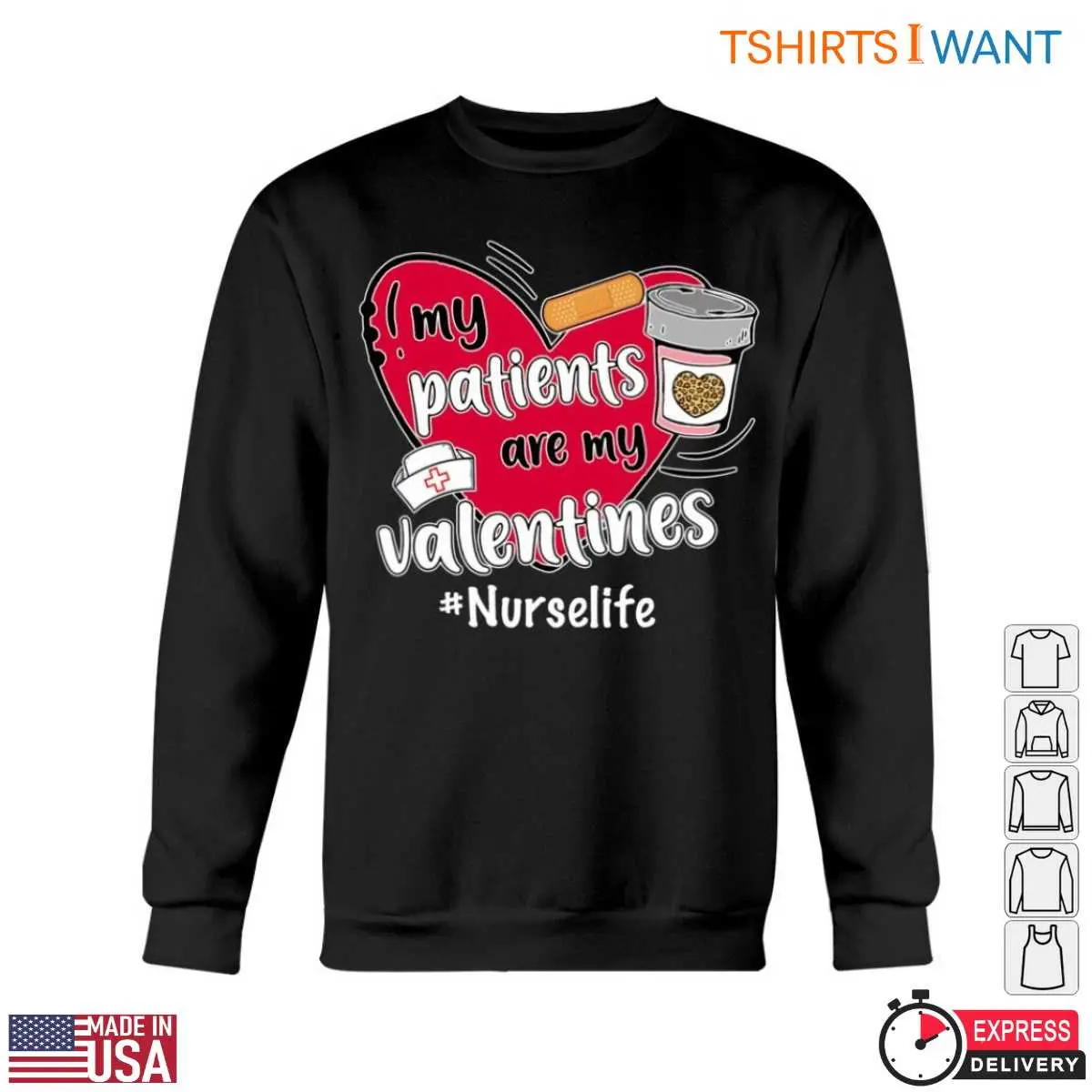 Nurse Valentines Day T Shirt My Patients Are My Valentines 5 1.jpg