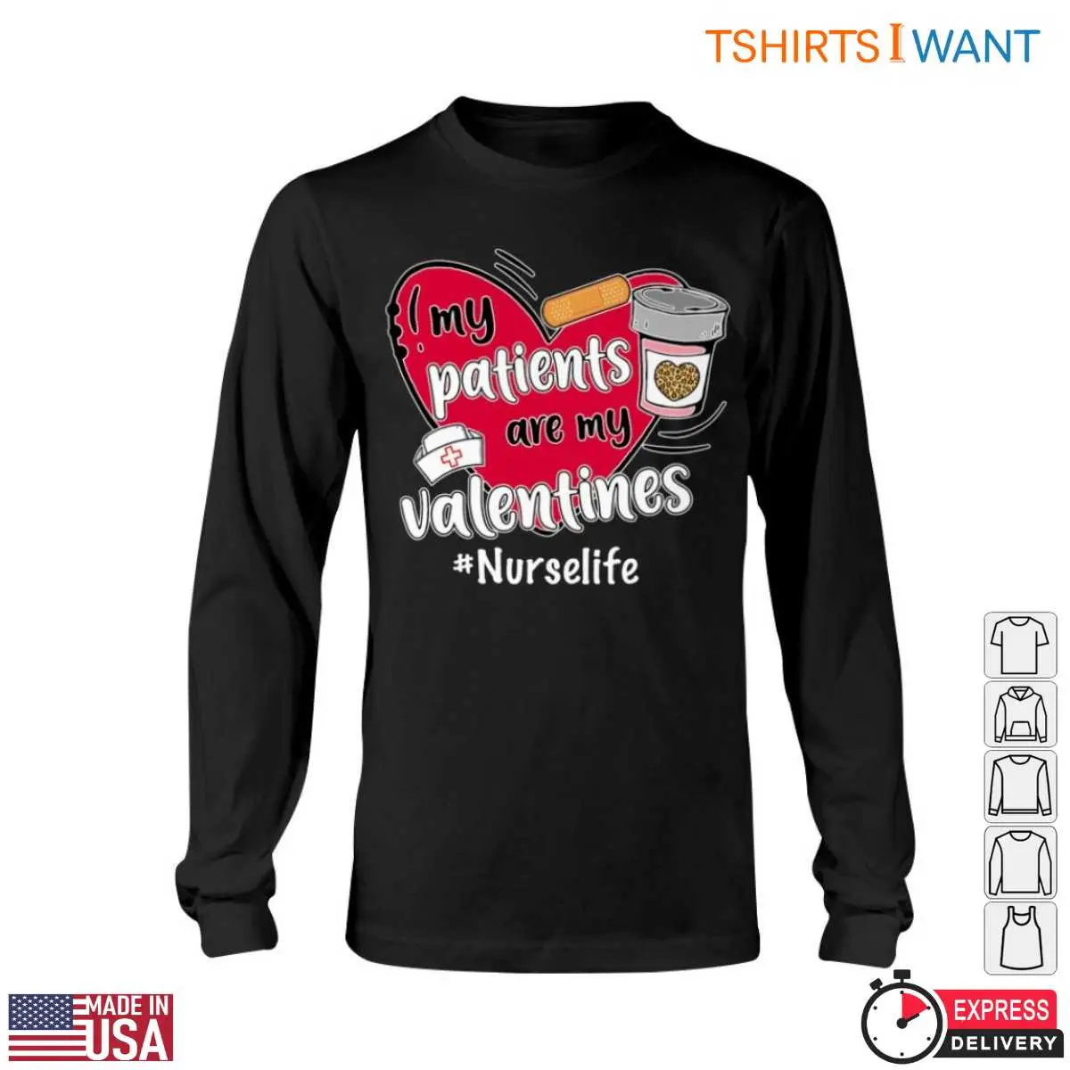 Nurse Valentines Day T Shirt My Patients Are My Valentines 6 1.jpg