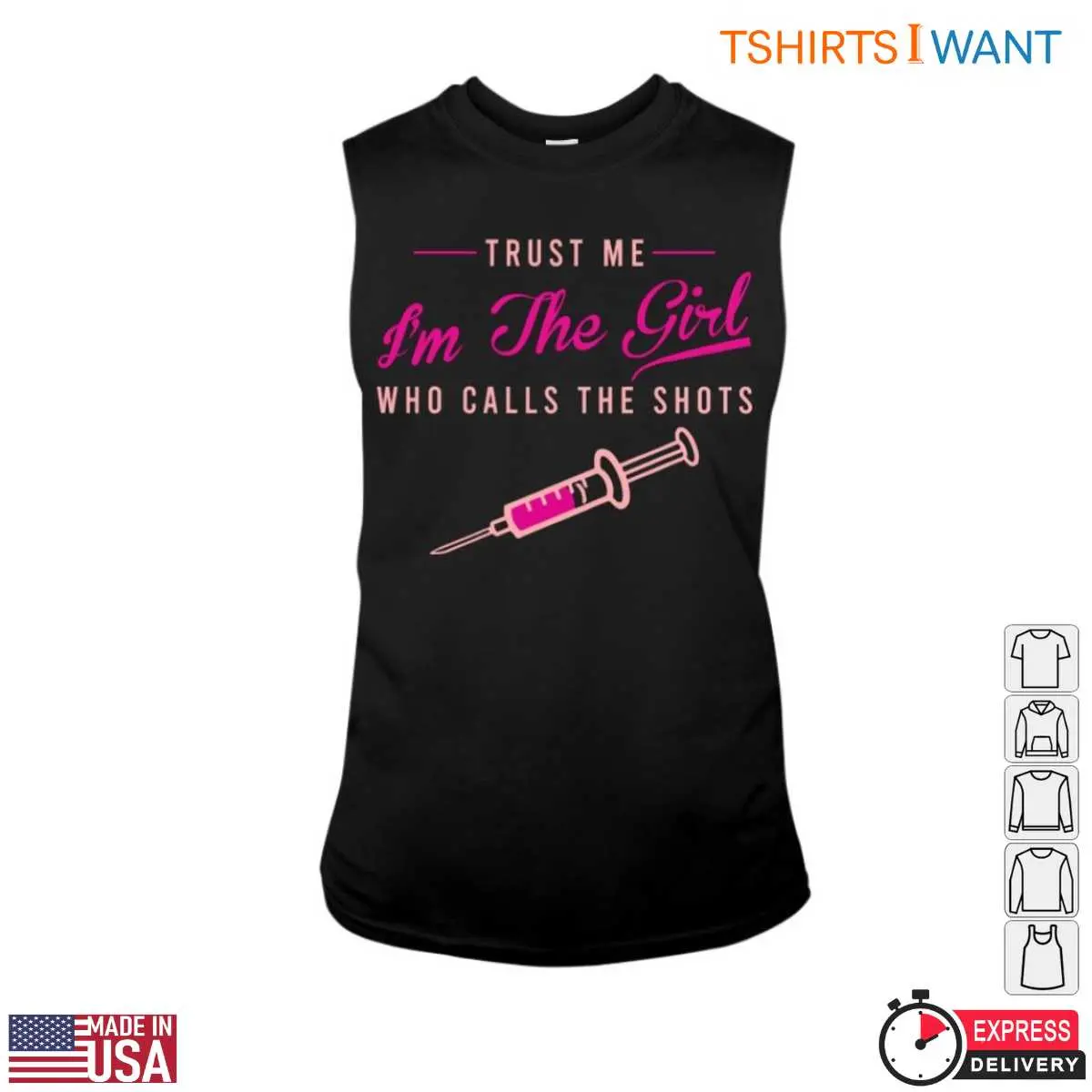 Nurse With Syringe Trust Me Im The Shot Caller Humorous Nursing Shirt 3 1.jpg