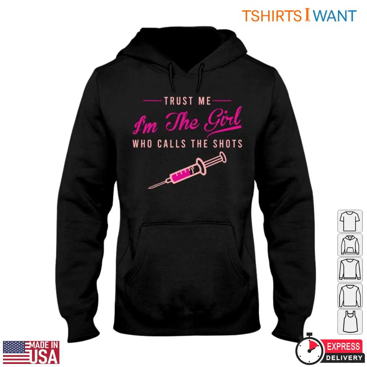 Nurse With Syringe Trust Me Im The Shot Caller Humorous Nursing Shirt 4 1.jpg