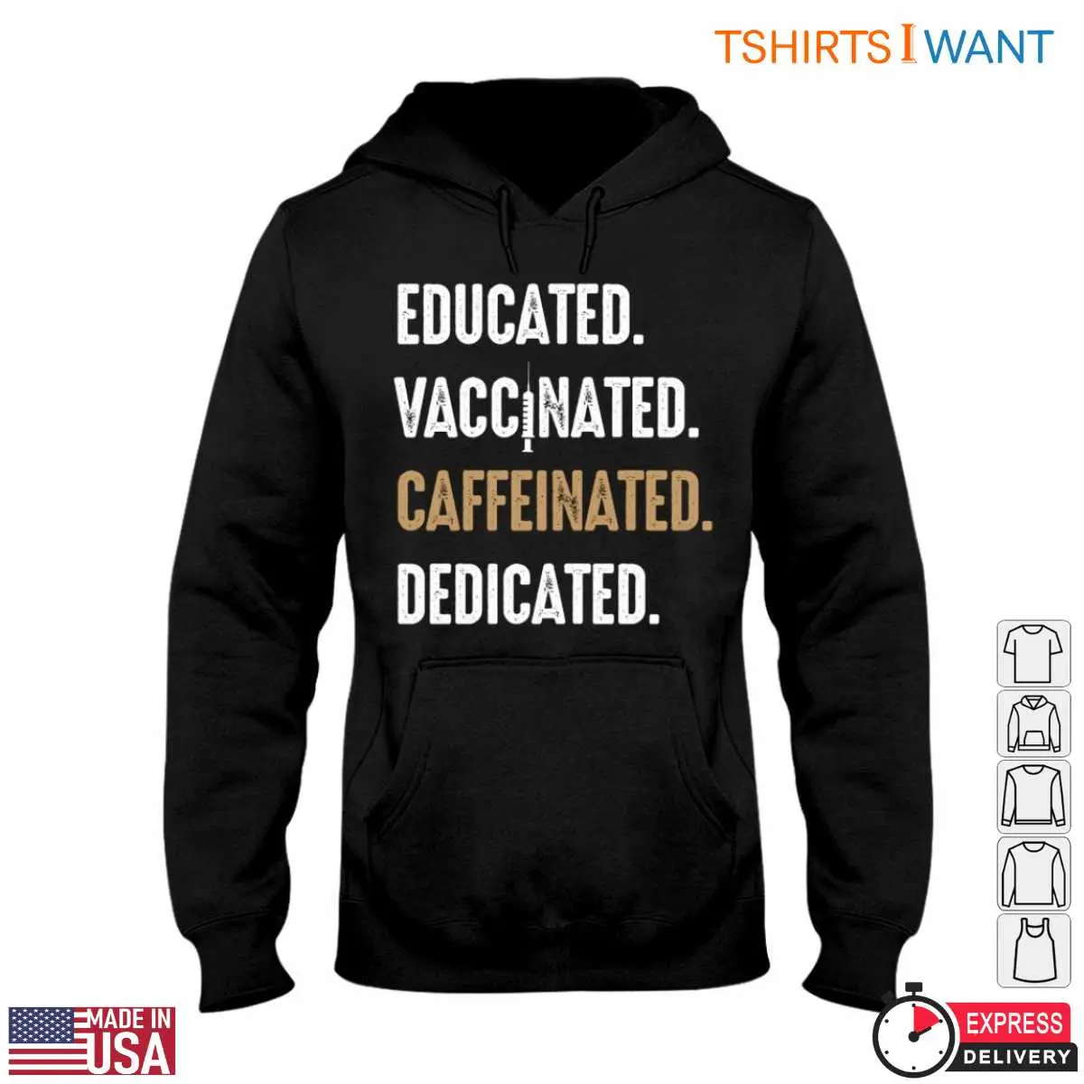 Nurse Words Educated Vaccinated Caffeinated Dedicated Nursing Pride Tee 4 Nurse Words Educated Vaccinated Caffeinated Dedicated Nursing Pride Tee 4