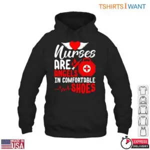 Nurses Are Angels Comfortable Shoes Medical Care T-Shirt 9 Nurses Are Angels Comfortable Shoes Medical Care T Shirt 4 1.jpg