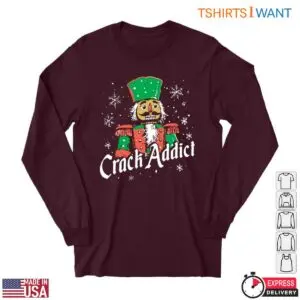 Nutcracker Christmas T-Shirt – 'Crack Addict' Festive Holiday Humor Shirt 7 Nutcracker Christmas T Shirt Holiday Humor Shirt 3 1.jpg