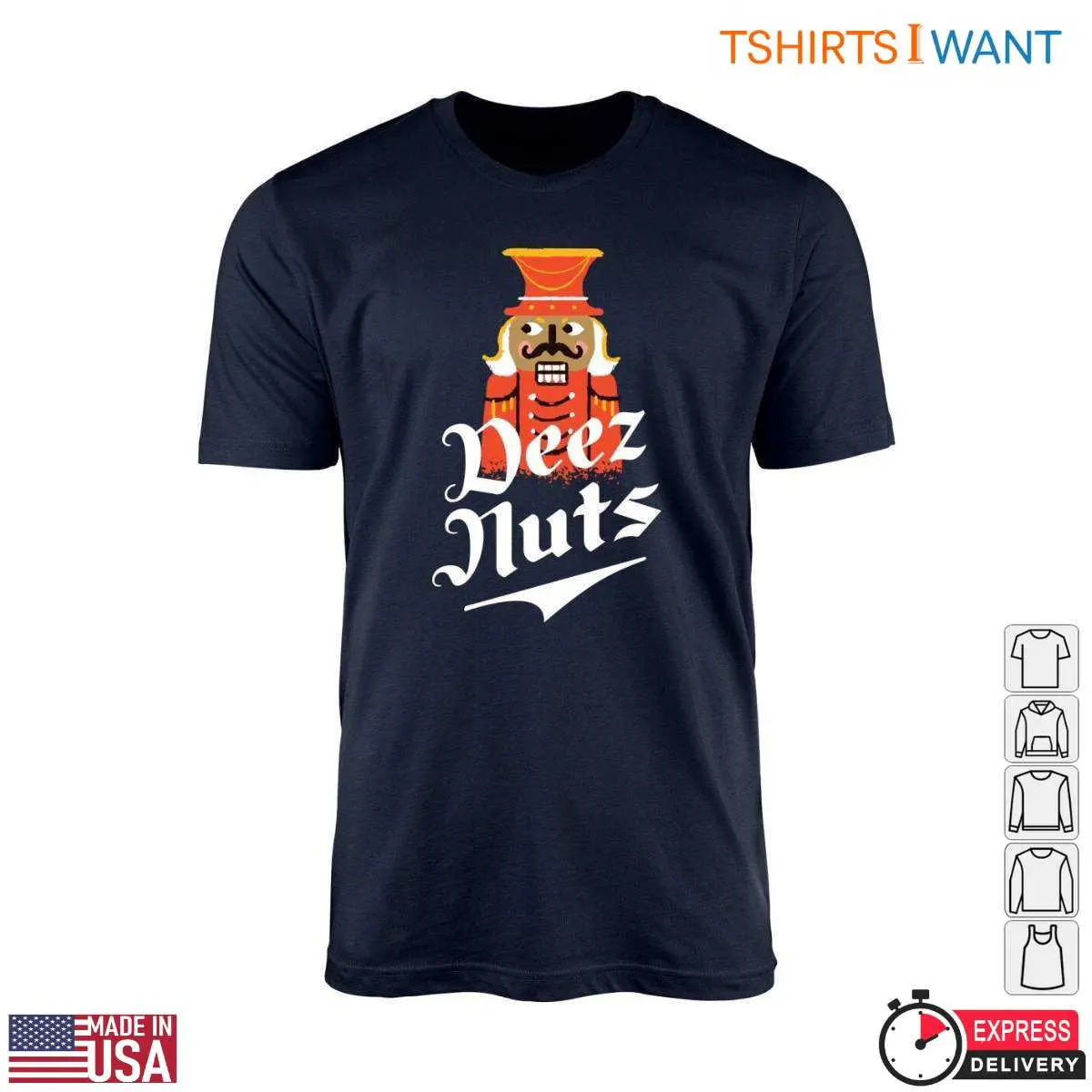 Nutcracker T Shirt E28093 Deez Nuts Holiday Graphic Tee 1.jpg