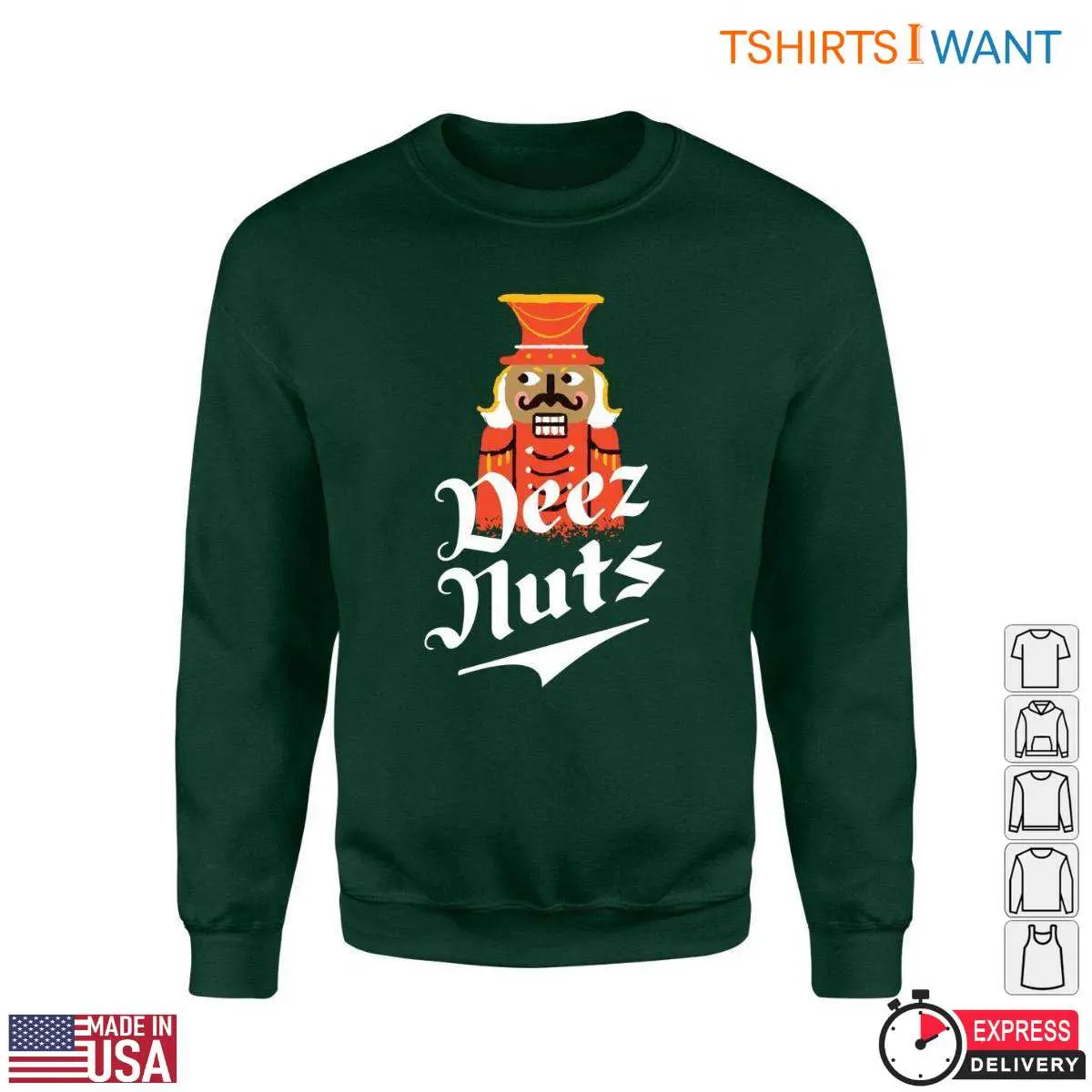 Nutcracker T Shirt E28093 Deez Nuts Holiday Graphic Tee 3.jpg