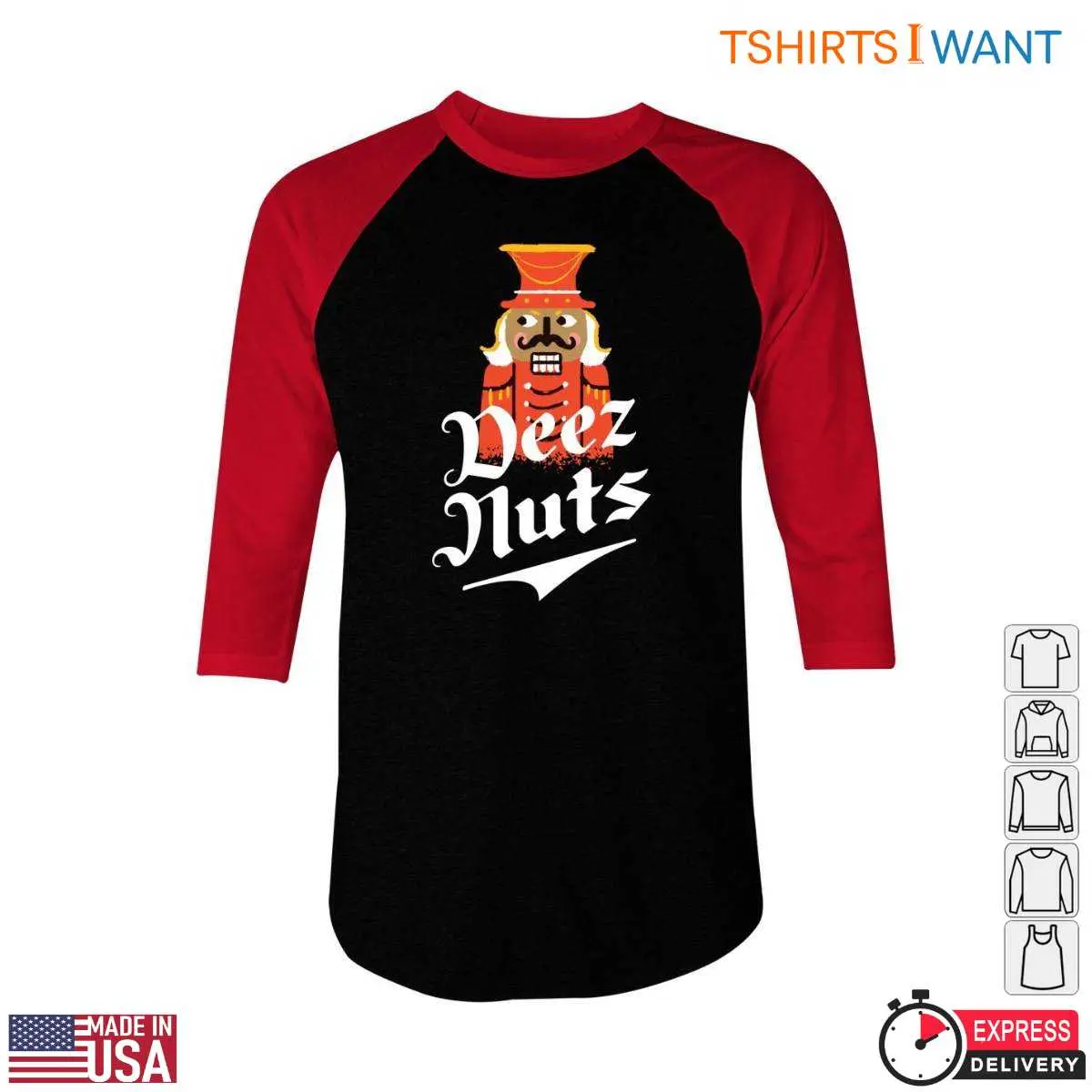 Nutcracker T Shirt E28093 Deez Nuts Holiday Graphic Tee 5.jpg
