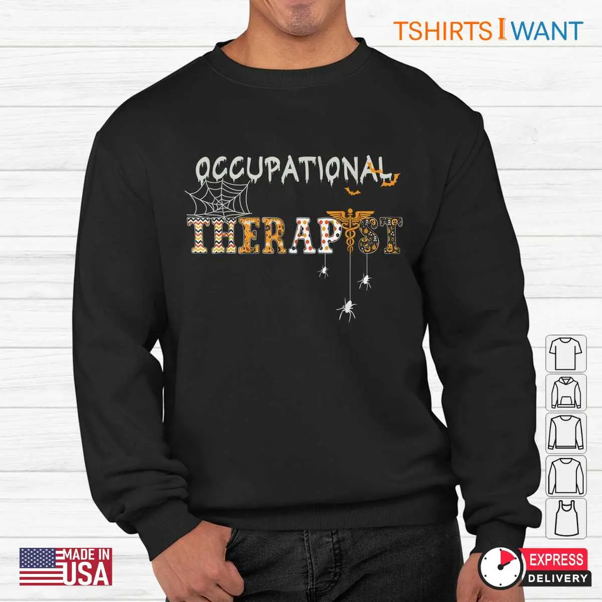 Occupational Therapist Halloween Costume: OT Occupational Therapy Spooky Halloween Shirt 3 Occupational Therapist Halloween OT Spooky Costume 3 1.jpg