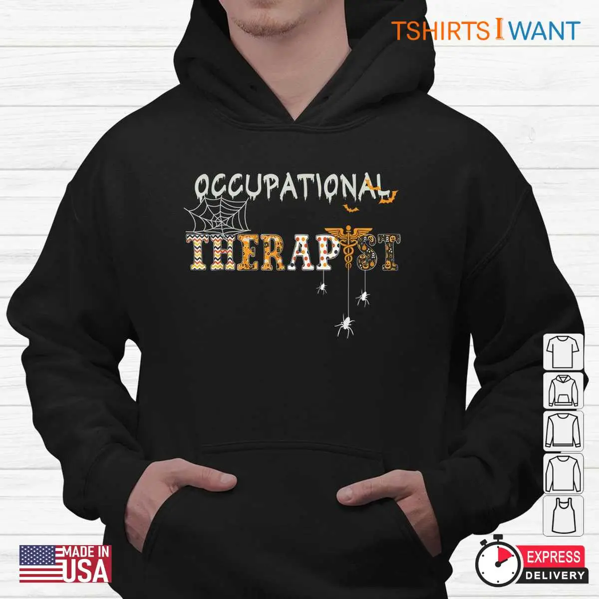 Occupational Therapist Halloween Costume: OT Occupational Therapy Spooky Halloween Shirt 13 Occupational Therapist Halloween OT Spooky Costume 4